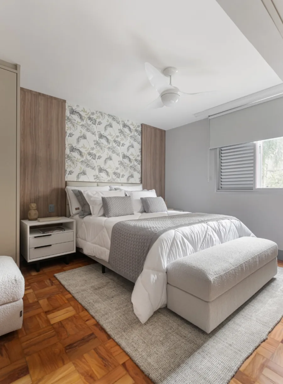 Coordenação de obras — detalhe do quarto