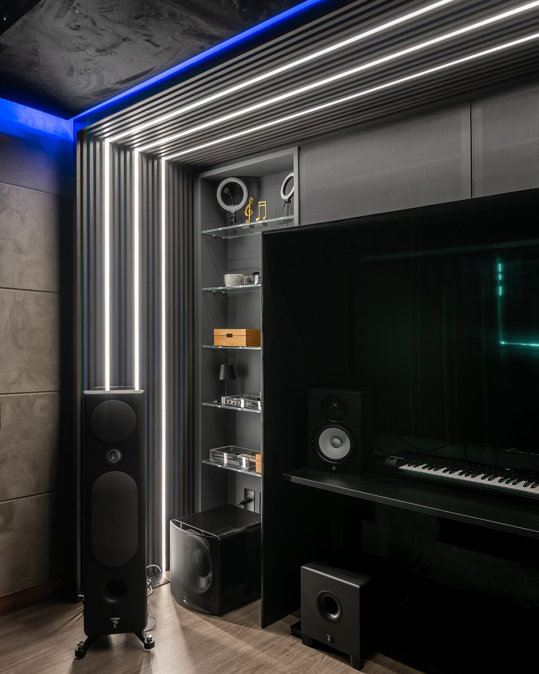 Projeto de estudios em apartamentos