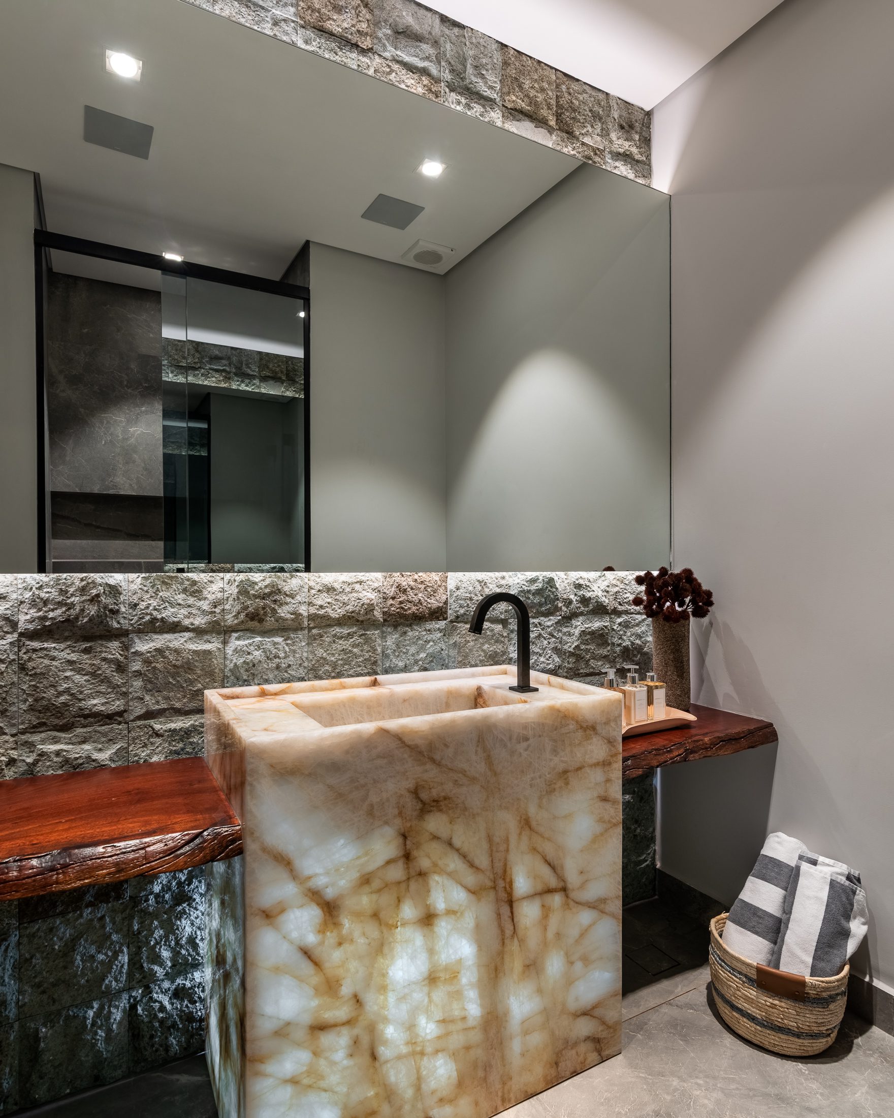 Projetos de lavabos ousados